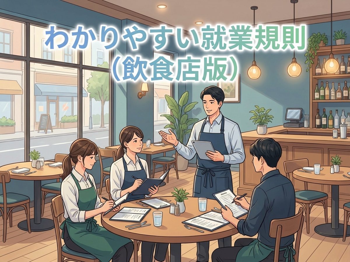 わかりやすい就業規則(飲食店版)のトップイメージ