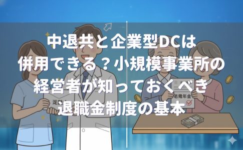 中退共と企業型DCは併用できる？小規模事業所の経営者が知っておくべき退職金制度の基本